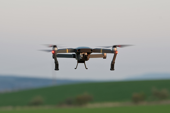 Photo of drone in flight